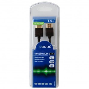 SinoxPlus SXV 1971 Video HDMI St. - HDMI St.,1,00m,ultraslim,HSWE