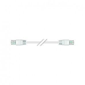 SinoxPlus SXI 7845 I-Media Rj45 St. - Rj45 St.,CAT.6,5,0m,weiß,superflach