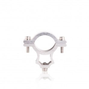 TechniSat Halteschelle 0000/0440 Adapter für 40mm LNB - LNB Halteschelle 40mm für SATMAN Antennen AZ/EL-Halterung - Aluminium, silber