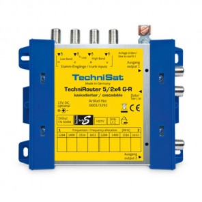 TechniSat TechniRouter 5/2x4 G-R (0001/3292) Grundeinheit 1 Satellit 8 Teilnehmer