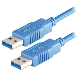 USB 3.1 Kabel 5 Gbps | USB A Stecker - USB A Stecker, 5m, blau, USB 3.1 Gen 1, USB-Verbindungskabel