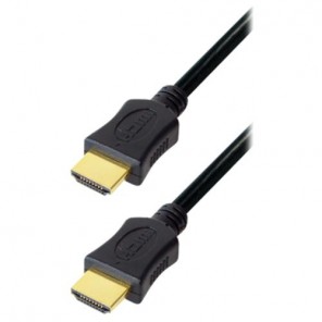 High Speed HDMI-Kabel mit Ethernet 1,5m schwarz | 4K UHD tauglich, HSWE, vergoldete Stecker