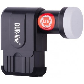 DUR-line +Ultra Premium Octo LNB schwarz | 8 Teilnehmer, LTE-Filter, FullHD, HDTV, 3D