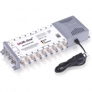 DUR-line MS 5/16 G-HQ Sat Multischalter 16 Teilnehmer | stromsparendes Netzteil, 22-kHz-Generator, Digital, HDTV, FullHD, 4K, UHD