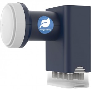 DUR-line Blue ECO Octo LNB 8 Teilnehmer | Stromspar-LNB 8fach, digital, Full HD, 4K, 3D, Premium-Qualität